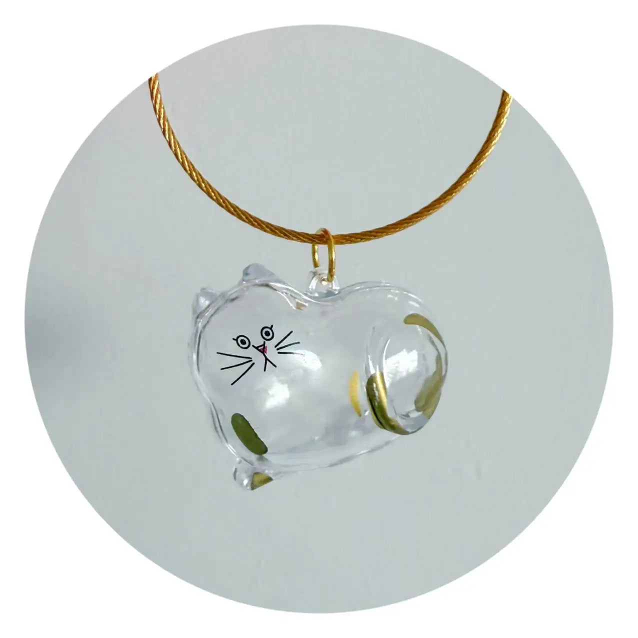 Creative Cat Hair Storage Capsule Transparent Cute Cat/Dog Charm Resin Pendant With Key Ring for Pet Lover DIY Memorial Keychain