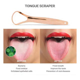 1/2/3/4pcs Tongue Scrapers for Adults Tough Metal Tongue Cleaner w/Storage Case Stainless Steel Tongue Scrubber for Fresh Breath