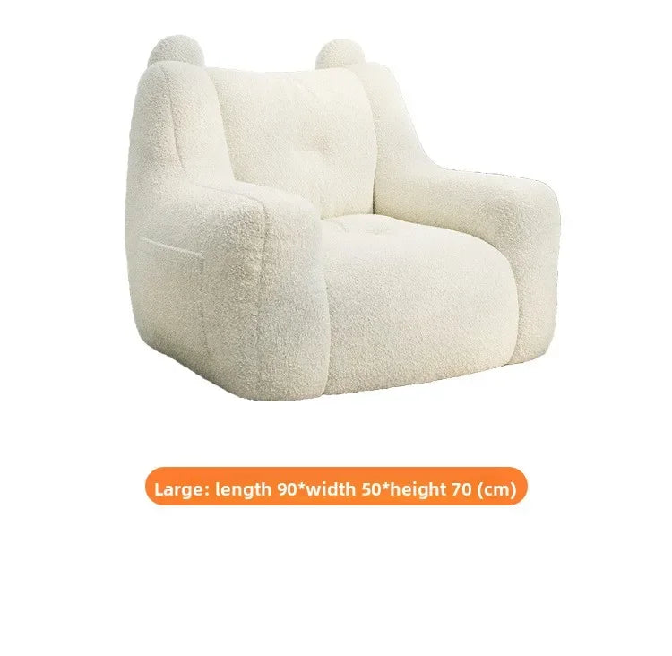 Adult sofa lazy sofa chair reading book corner small sofa chair bedroom cartoon lazy seat