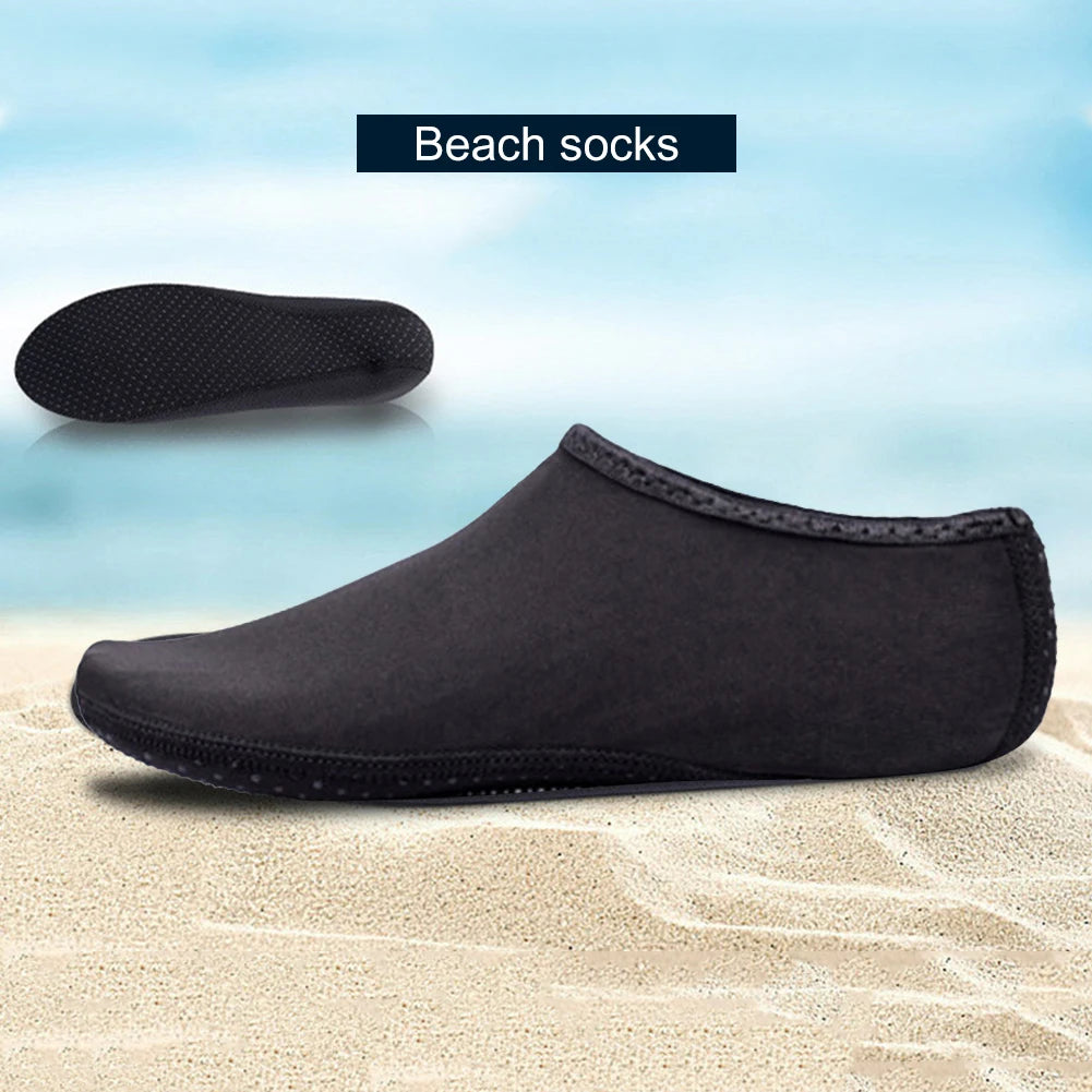 Aqua Diving Sockses Swimming Diving Socks Slipper Non-Slip Water Shoes Summer Beach Sandal Flat Shoe For Water Sports Women Men