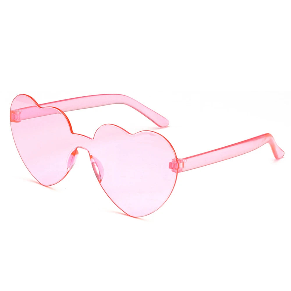 Sun Glasses Goggles Uv Gradient Heart Sunglasses Heart-Shaped Sunglasses Fashionable Colorful Eyeglasses Eyewear Driving Goggles