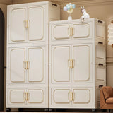 No-Install Foldable Baby Storage Cabinet – Large Capacity Multilayer Wardrobe & Toy Organizer, Portable for Living Room & Bedroo