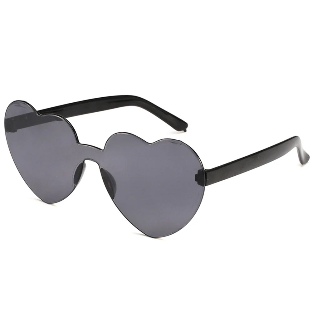 Sun Glasses Goggles Uv Gradient Heart Sunglasses Heart-Shaped Sunglasses Fashionable Colorful Eyeglasses Eyewear Driving Goggles