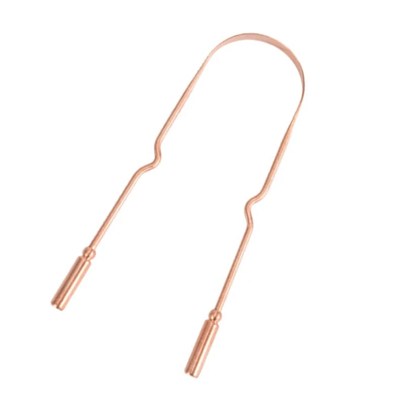 1/3Pcs Pure Copper Tongue Scraper With Metal Box Oral Cleaner Brush Fresh Cleaning Hygiene High Quality Tounge Scraper 3 styles