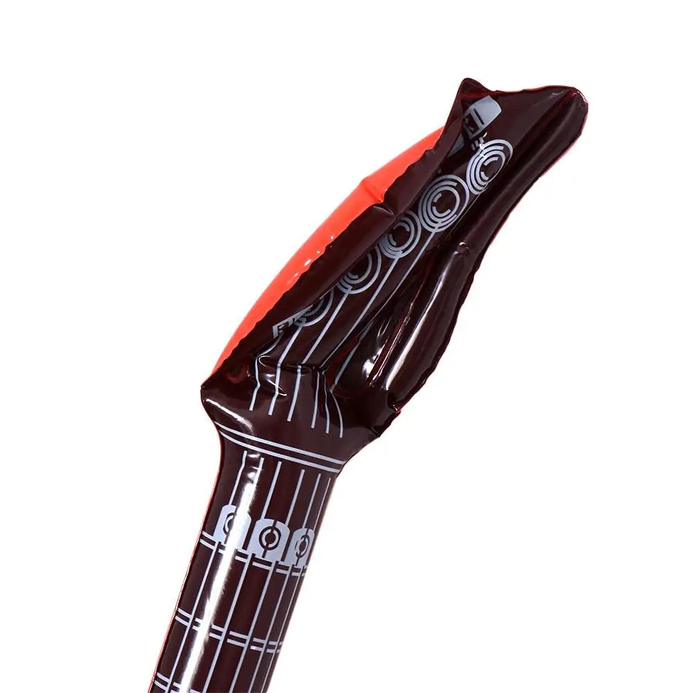 PVC Inflatable Musical Instrument Toys Random Color Inflatable Inflatable Guitar Balloon Creative Decorative