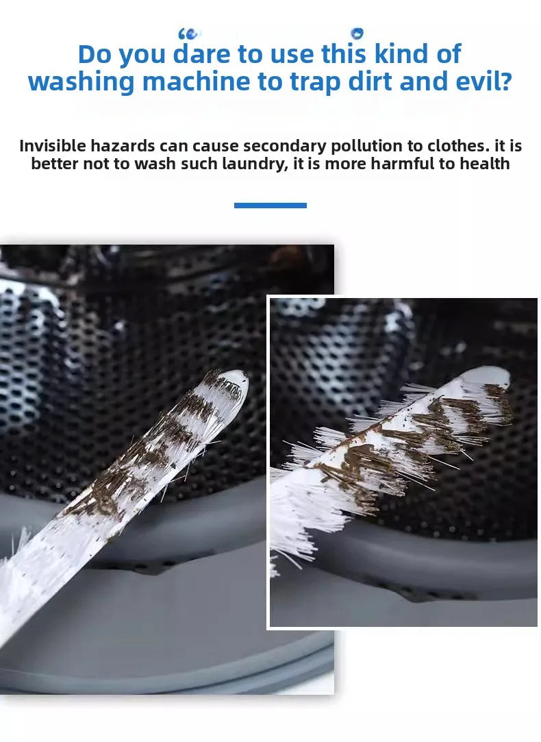 Long-handle washing machine cleaning brush, washing drum inner cleaning tool - 2025 hot sale