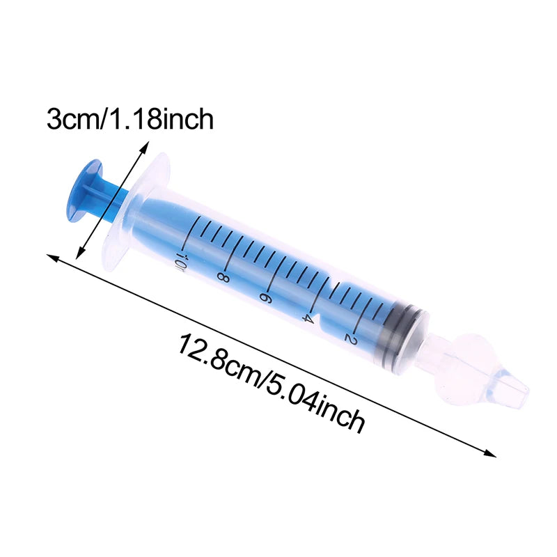 Silicone Nasal Aspirator Baby Syringe Type Nose Cleaner Newborn Rhinitis Washer