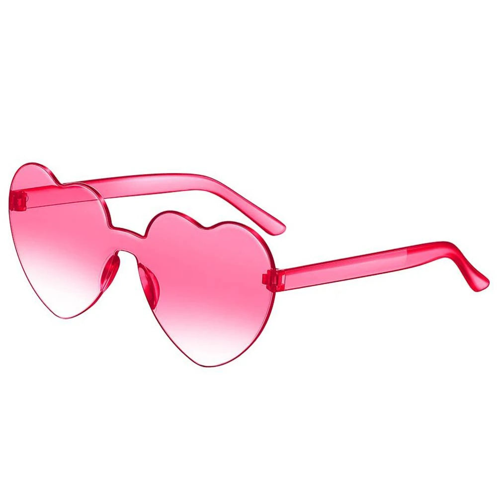 Sun Glasses Goggles Uv Gradient Heart Sunglasses Heart-Shaped Sunglasses Fashionable Colorful Eyeglasses Eyewear Driving Goggles