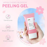 japan sakura Deep Cleansing Exfoliating Face Scrub Gel deep cleasning Moisturizing Gentle Skin Care for women