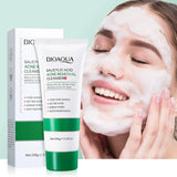 1/2pcs BIOAQUA Salicylic Acid Facial Cleanser Acne Treatment Moisturizing Oil Control Face Wash Foam Face Cleanser Skin Care