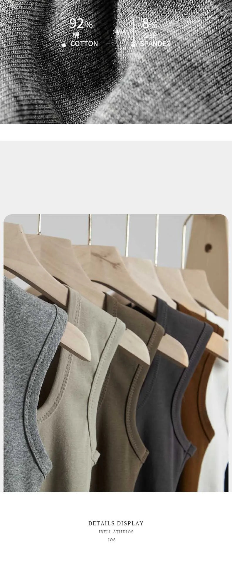 Women Solid U Neck Ribbed Tank Top Camisole Women Summer Basic Elastic Tank Top U Neck Solid Tank Top