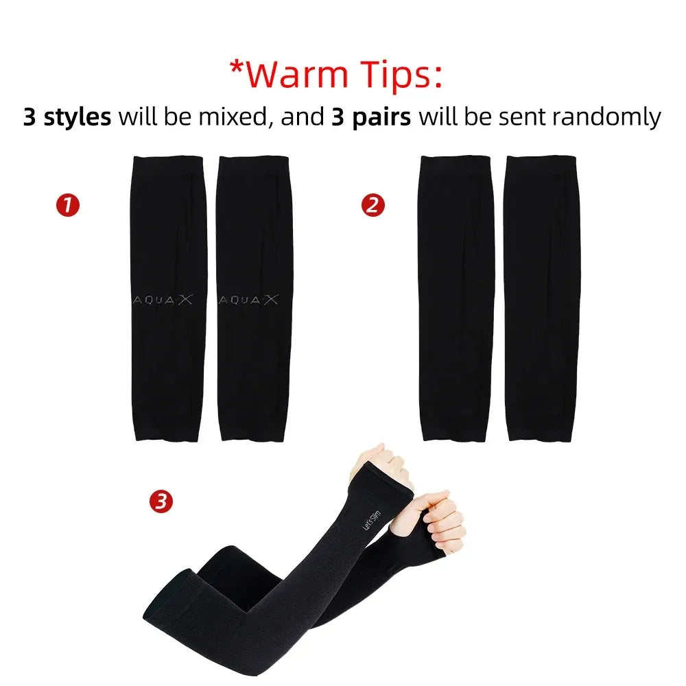 Breathable Sun Protection Sleeves - Cooling, UV Protection For Driving, Golfing, Fishing, Cycling, Hiking & Doing Sports