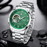 LIGE Fashion Luxury Mechanical Wristwatches Business Automatic Movement Hollow Waterproof Classic Casual Man Watch Reloj Hombre