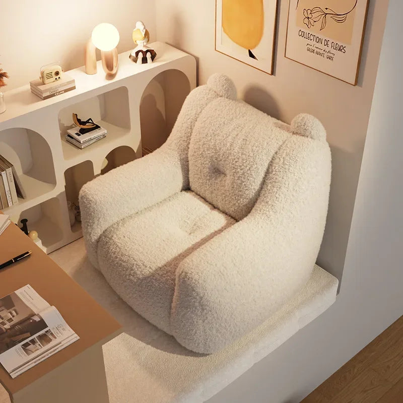 Adult sofa lazy sofa chair reading book corner small sofa chair bedroom cartoon lazy seat