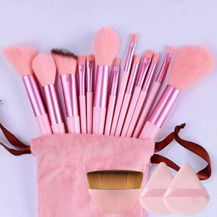Soft Cosmetic Brush Set with Blender