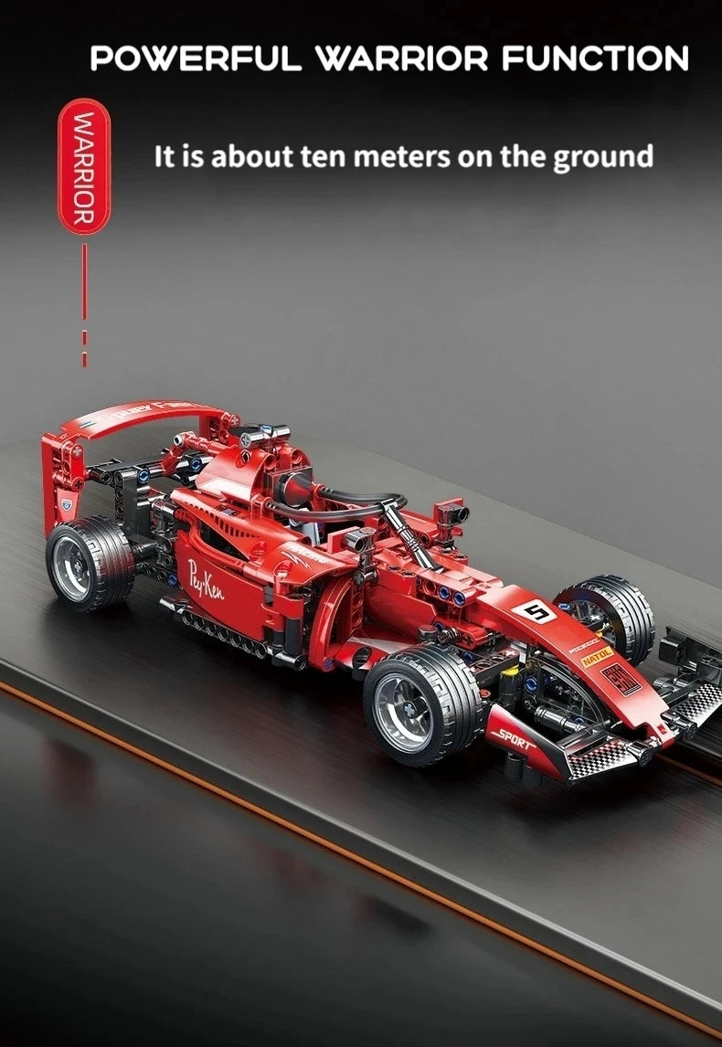 2025 Technical NEW F1 Racing Car Building Blocks Set MOC Model Kit DIY Assembly Bricks Creative Educational Toys For Children