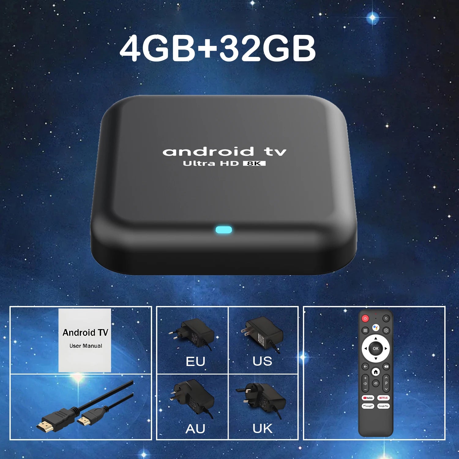 Android 16 Smart TV Box Q18 RK3518 Chip 8GB+256GB 8K Media Player Google Voice Assistant Dual WiFi BT 6.0 Very Fast Set Top Box