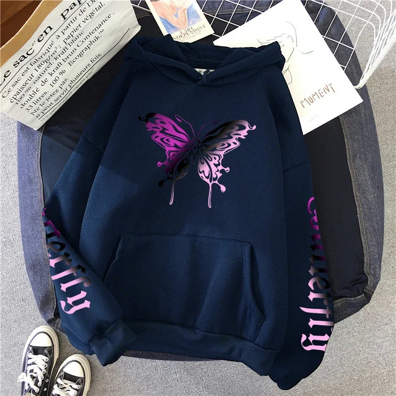 Women's Sweatshirt Printed Y2K Hoody Coat All Season Female Daily Casual Fashion Pullover Home Outdoor Comfort Hoodies