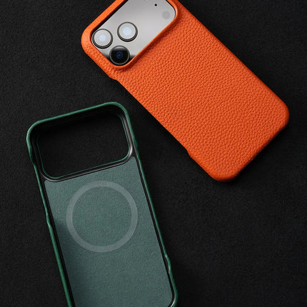 Magsafe Case for iPhone 17 Air 15 16 Pro Max 17Pro Lychee Natural