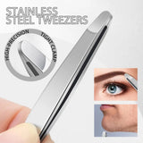 Eyebrow Hair Tweezers, Hair Clippers Grooming Scissor for Men and Women, Stainless Steel Eyebrow Clippers Tweerzers