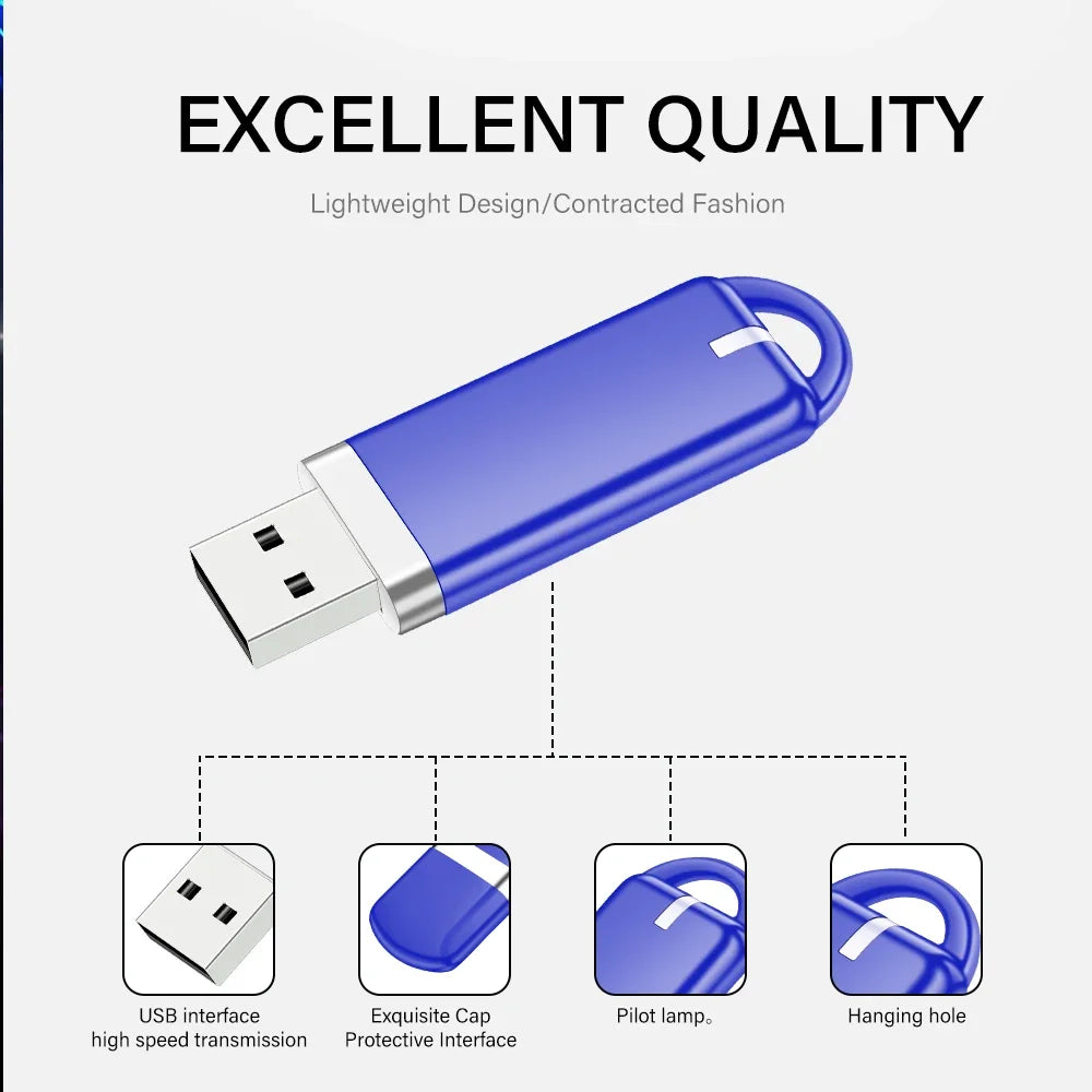JASTER USB Flash Drives 2.0 Plastics Mini Pen Drive 128MB 4GB 8GB 16GB 32GB 64GB 128GB Commercial Affairs USB Memory Stick Gifts