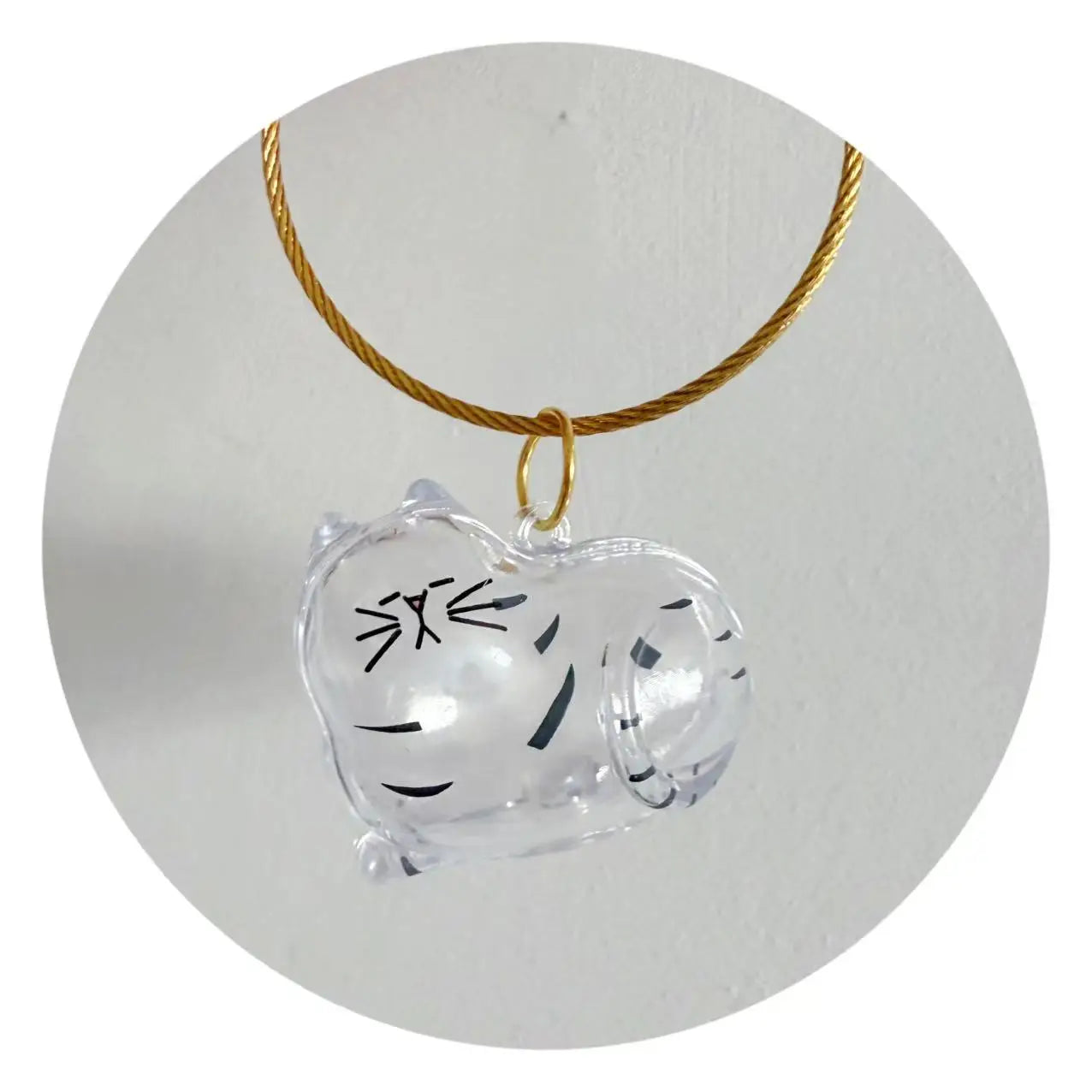 Creative Cat Hair Storage Capsule Transparent Cute Cat/Dog Charm Resin Pendant With Key Ring for Pet Lover DIY Memorial Keychain