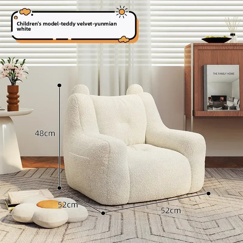 Adult sofa lazy sofa chair reading book corner small sofa chair bedroom cartoon lazy seat