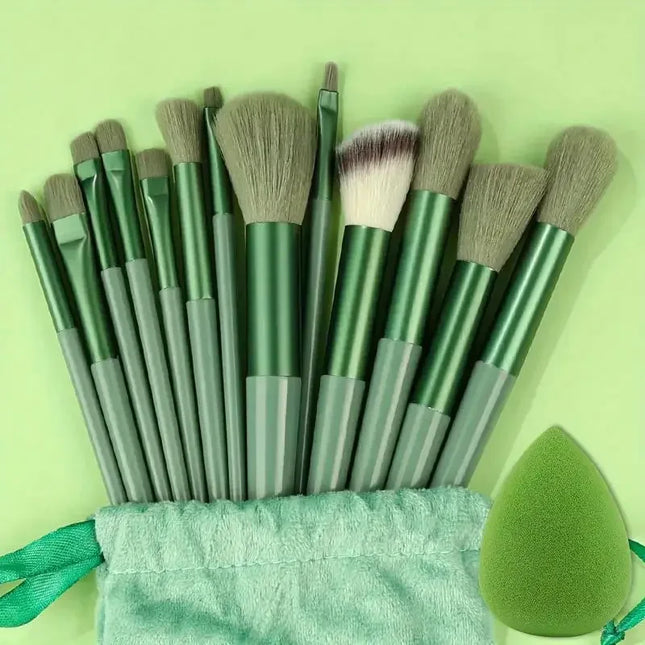 Soft Cosmetic Brush Set with Blender