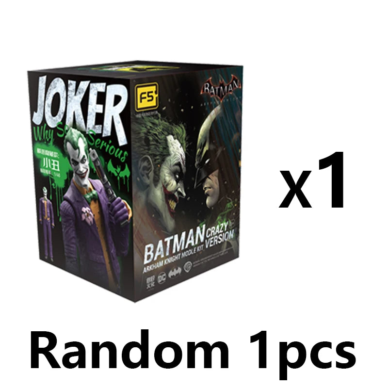 New F5 Batman Arkham Knight assembled Model Blind Box 7style 10cm Action figures Collection Hobby Model Ornaments Boys Toys Gift