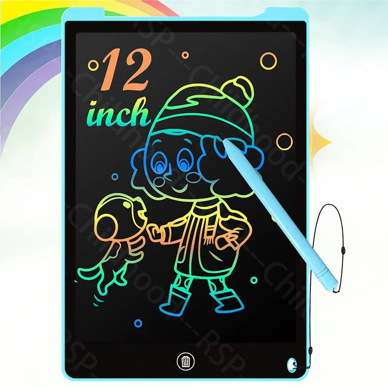 12 Inch / 8.5 Inch LCD Writing Board Drawing Tablet Colorful Doodle Board Eye Protection Learning Gifts for young people