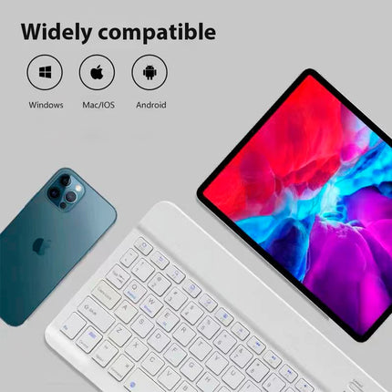 Universal Wireless Bluetooth Keyboard & Mouse Combo for Laptop, Tablet & Desktop