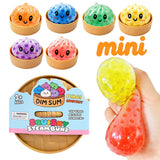 Blind Box Colorful Glitter Dumpling Glitter Dumpling Squishy with Box Mini Dumplings Sensory Squeeze Toy for Stress Relief