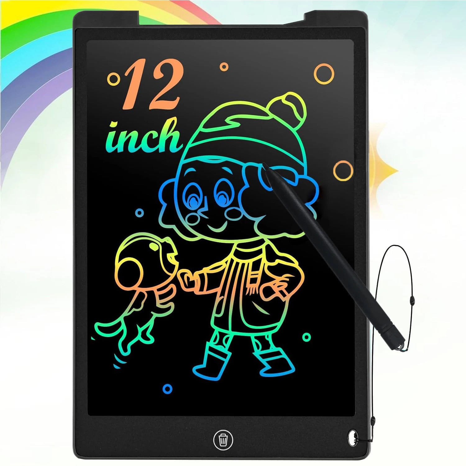 12 Inch / 8.5 Inch LCD Writing Board Drawing Tablet Colorful Doodle Board Eye Protection Learning Gifts for young people