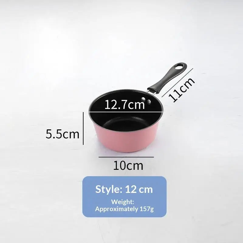 Portable Omelette Pan Mini Nonstick Cast Iron Skillet With Handle For Induction & Gas Cooktops Children Breakfast Pot【Homeclub】
