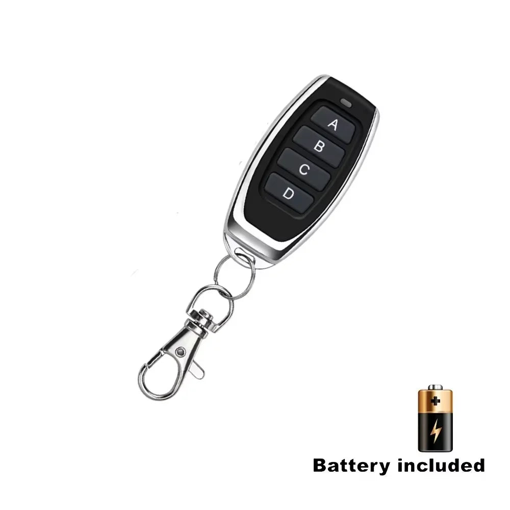 433Mhz Wireless RF Remote Control 1527 Learning Code Smart Home Transmitter 4/3/2/1Key For Led Light Car Gate Garage Door Opener