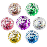1pc 10.6 inch Inflatable Glitter Beach Ball Seaside Water Toys And Pool Party Gifts Carnival Prizes Water Game Toys