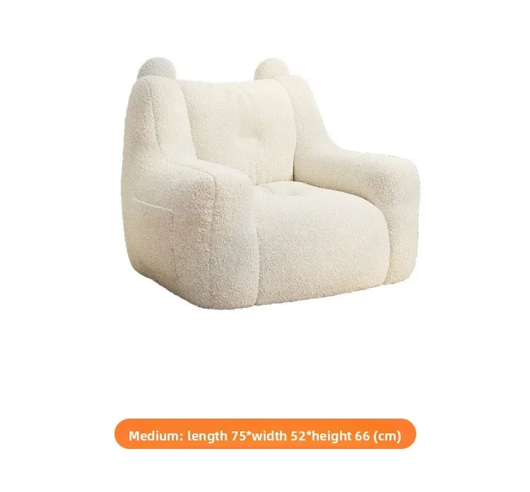Adult sofa lazy sofa chair reading book corner small sofa chair bedroom cartoon lazy seat