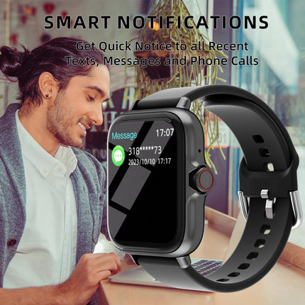 DESERTCAT 1.83" Bluetooth Smart Watch – Fitness Tracker & Call Function