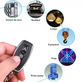 433Mhz Wireless RF Remote Control 1527 Learning Code Smart Home Transmitter 4/3/2/1Key For Led Light Car Gate Garage Door Opener