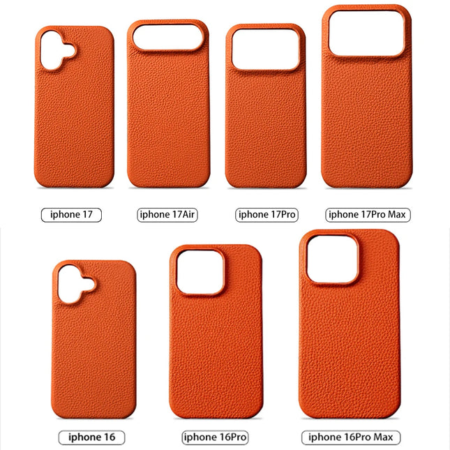 Magsafe Case for iPhone 17 Air 15 16 Pro Max 17Pro Lychee Natural