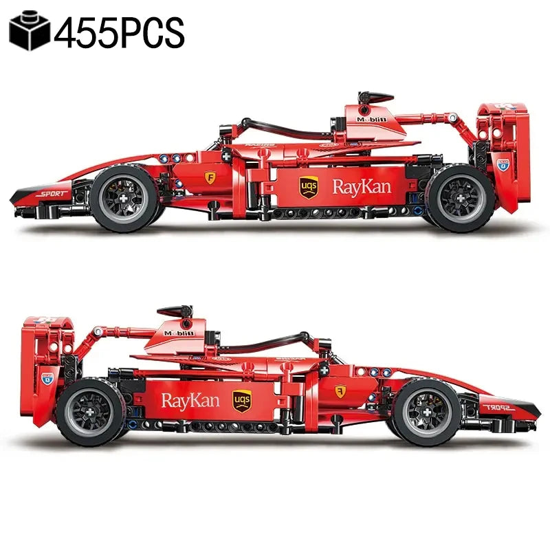 2025 Technical NEW F1 Racing Car Building Blocks Set MOC Model Kit DIY Assembly Bricks Creative Educational Toys For Children