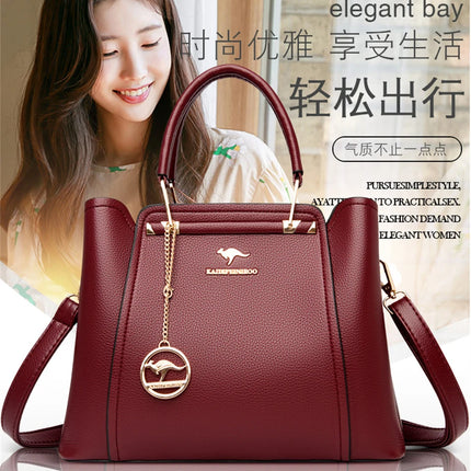 2024 Luxury Women Designer 3 Layers Shoulder Crossbody Sac Ladies Large Capacity Leather Handbags Shopper Brand Messenger Totes