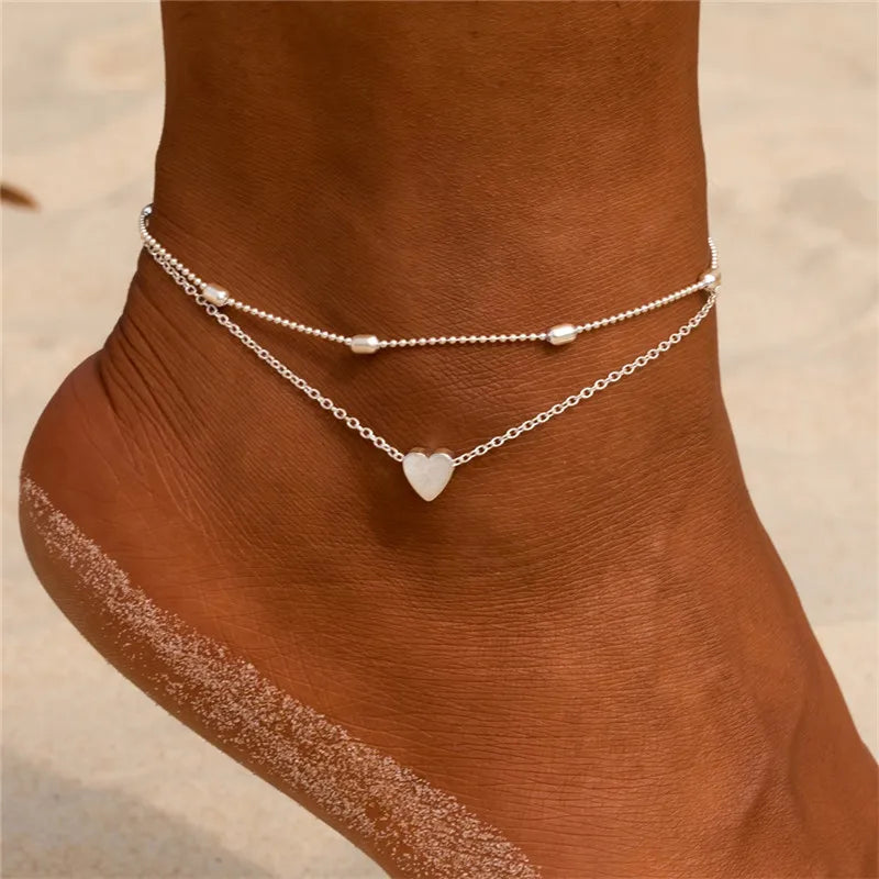 Modyle Fine Sexy Anklet Ankle Bracelet Cheville Barefoot Sandals Foot Jewelry Leg Chain On Foot Pulsera Tobillo For Women