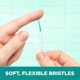 Vaclav 150Pcs Original Dental Floss Pick Soft Silicone Bristle Interdental Brush Dental Pick Brace Brush Disposable Teeth Clean