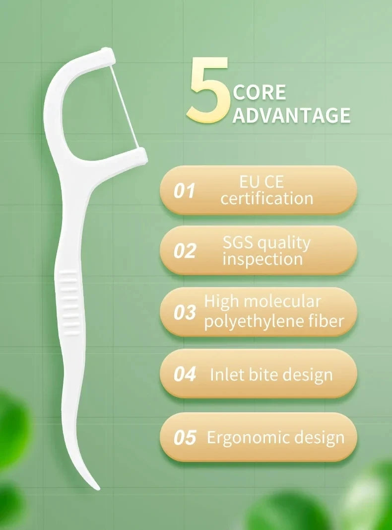 50/150/300/600/1000 PCS dental floss sticks oral care tools