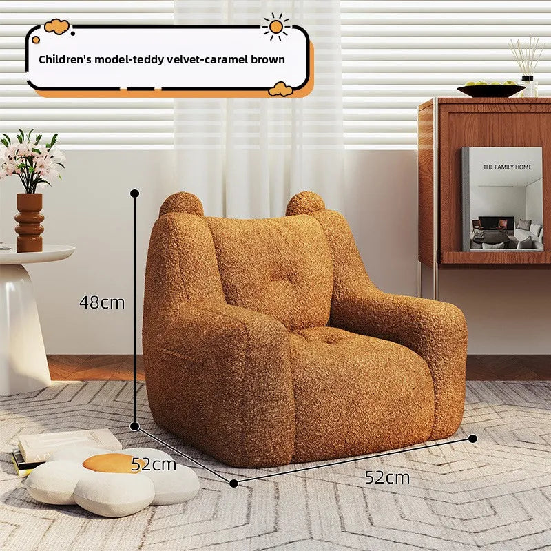 Adult sofa lazy sofa chair reading book corner small sofa chair bedroom cartoon lazy seat