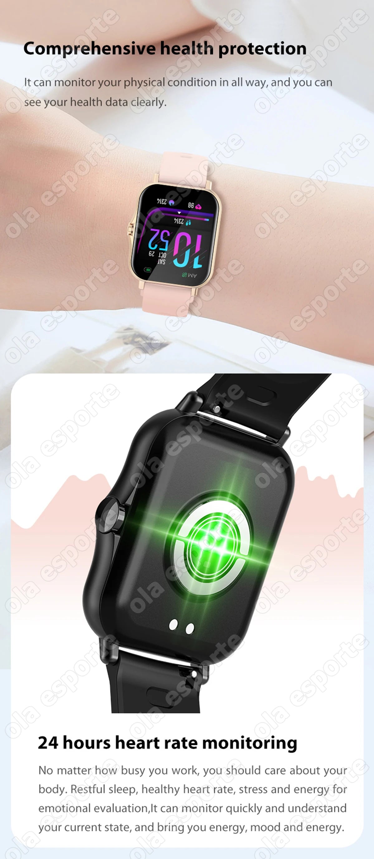 2026 Smart Watch Android IOS Phone 1.83 Inch Color Screen Bluetooth Answer Call Fitness Watches Tracker Smartwatch Women Men New