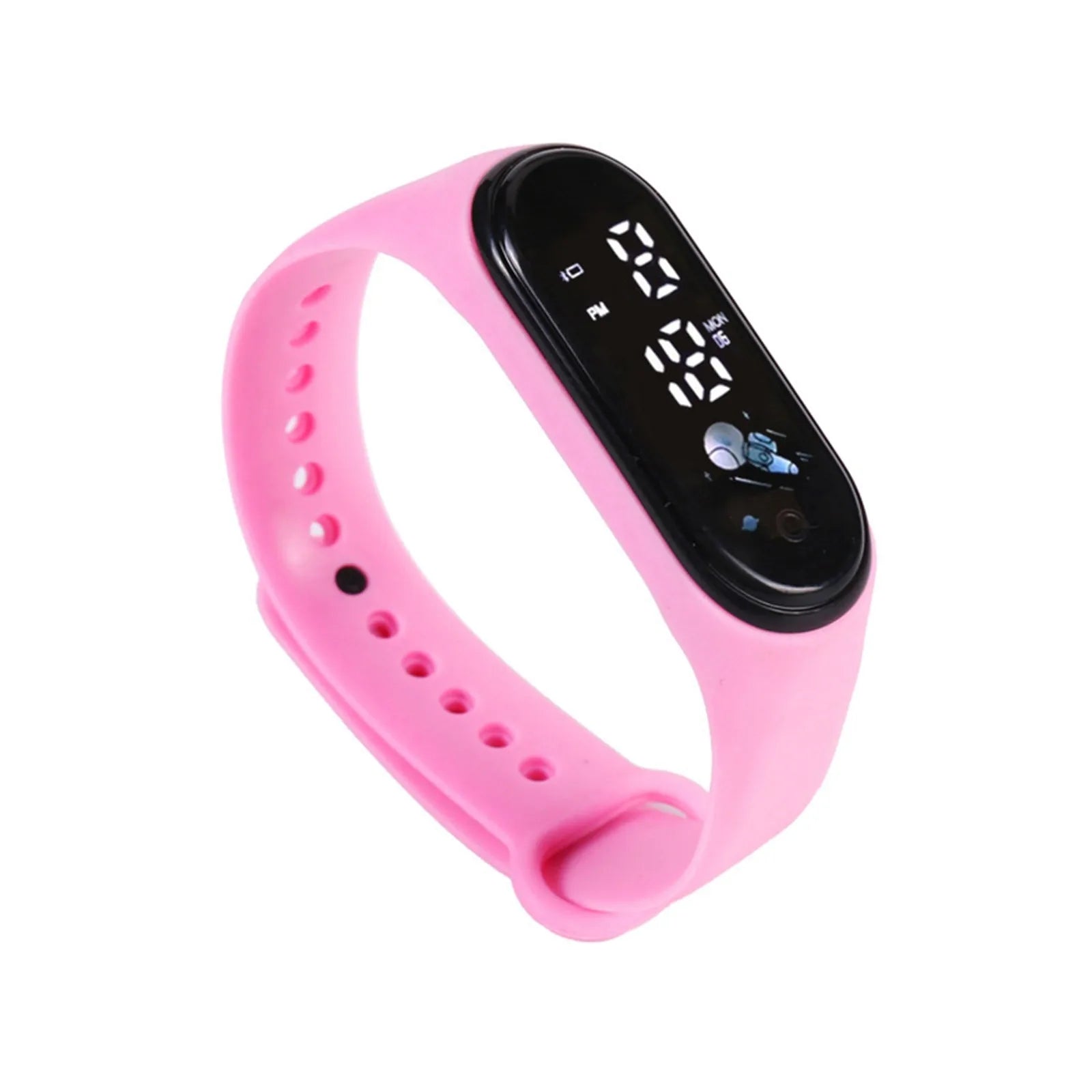 Children'S Smart Sports Watch Outdoor Electronic Fitness Smart Silicone Bracelet Children'S Waterproof Multifunctional Watch