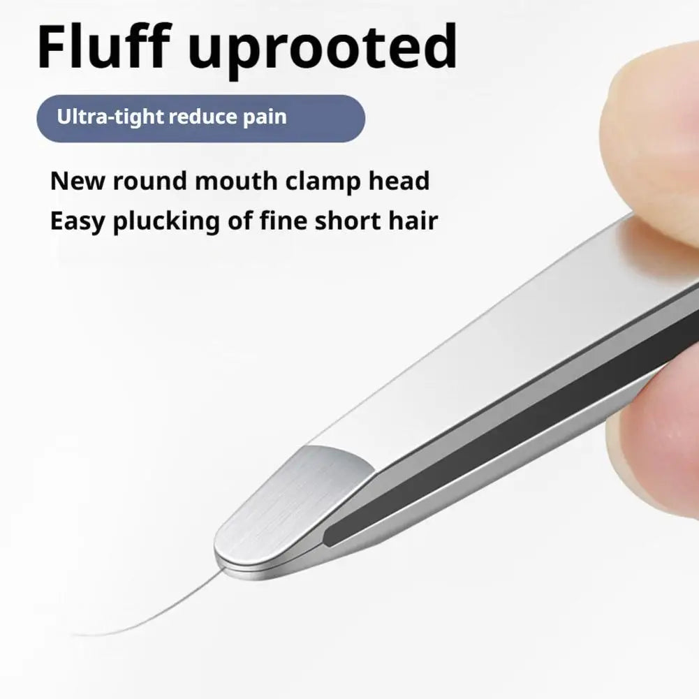 Eyebrow Hair Tweezers, Hair Clippers Grooming Scissor for Men and Women, Stainless Steel Eyebrow Clippers Tweerzers