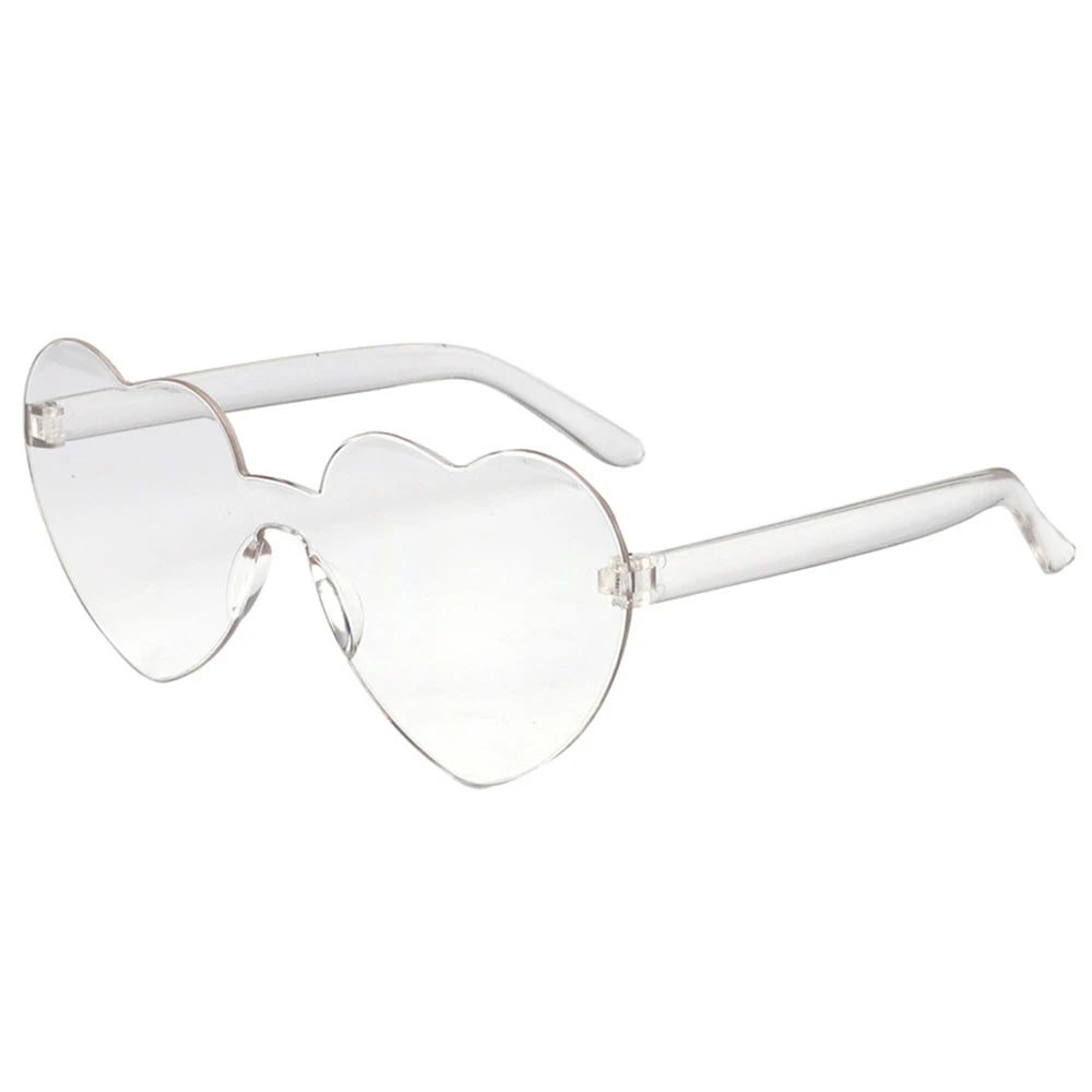 Sun Glasses Goggles Uv Gradient Heart Sunglasses Heart-Shaped Sunglasses Fashionable Colorful Eyeglasses Eyewear Driving Goggles